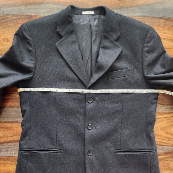 Pure Cashmere Lanificio Del Casentino Men's Jacket Large Idea Uoma Made in Italy - Picture 8 of 16